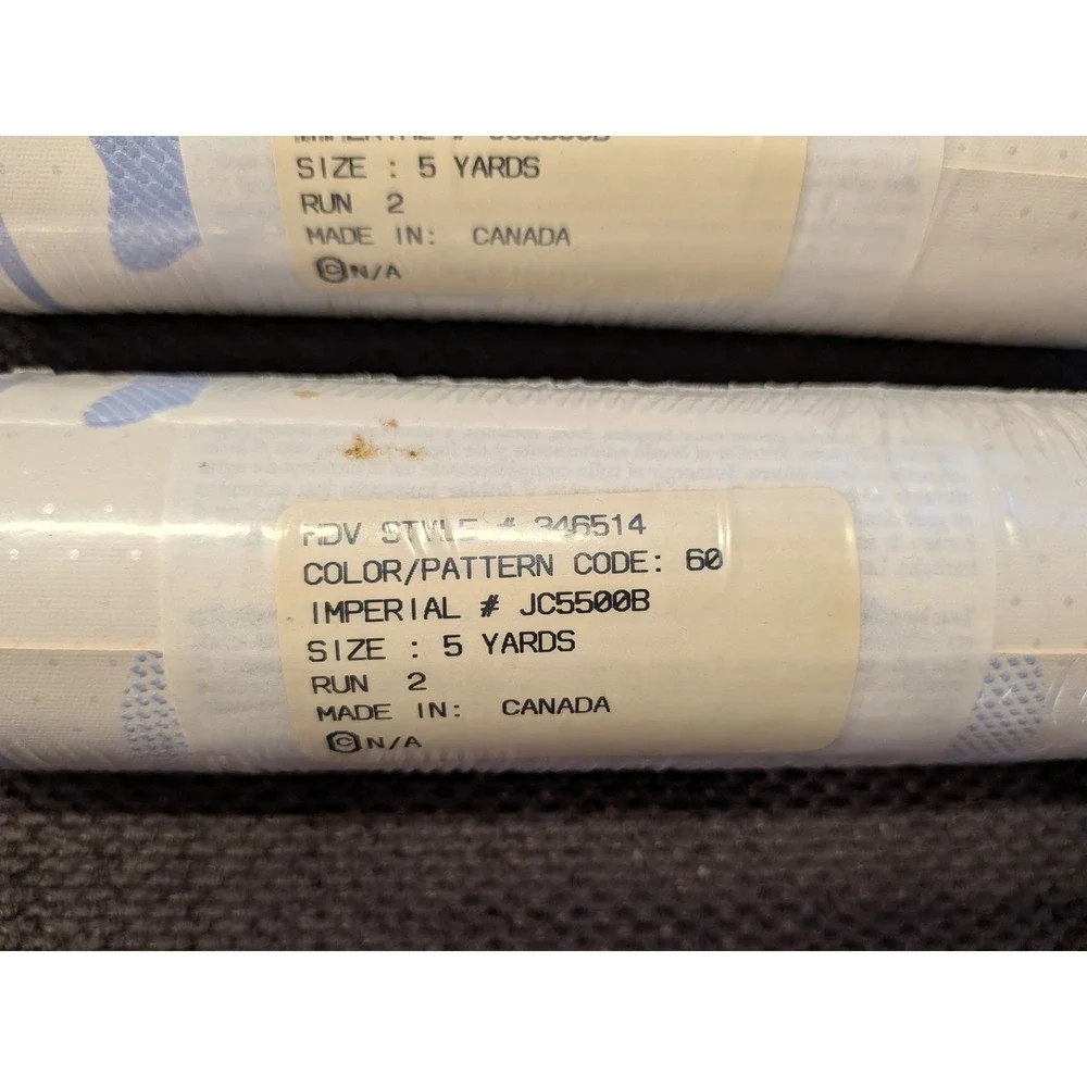 3 Rolls Imperial‎ Wallpaper Border Blue White 5 Yards Each Style 346514 JC5500B